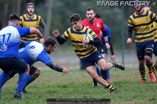 2021-11-21 CUS Pavia Rugby-Milano Classic XV 072